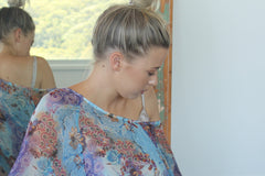 Kaftan Blouse Mermaid Blues -SALE