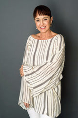 Kaftan Blouse Vintage Stripe -SALE