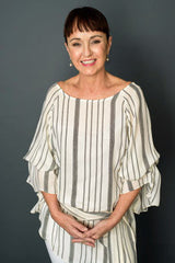 Kaftan Blouse Vintage Stripe -SALE